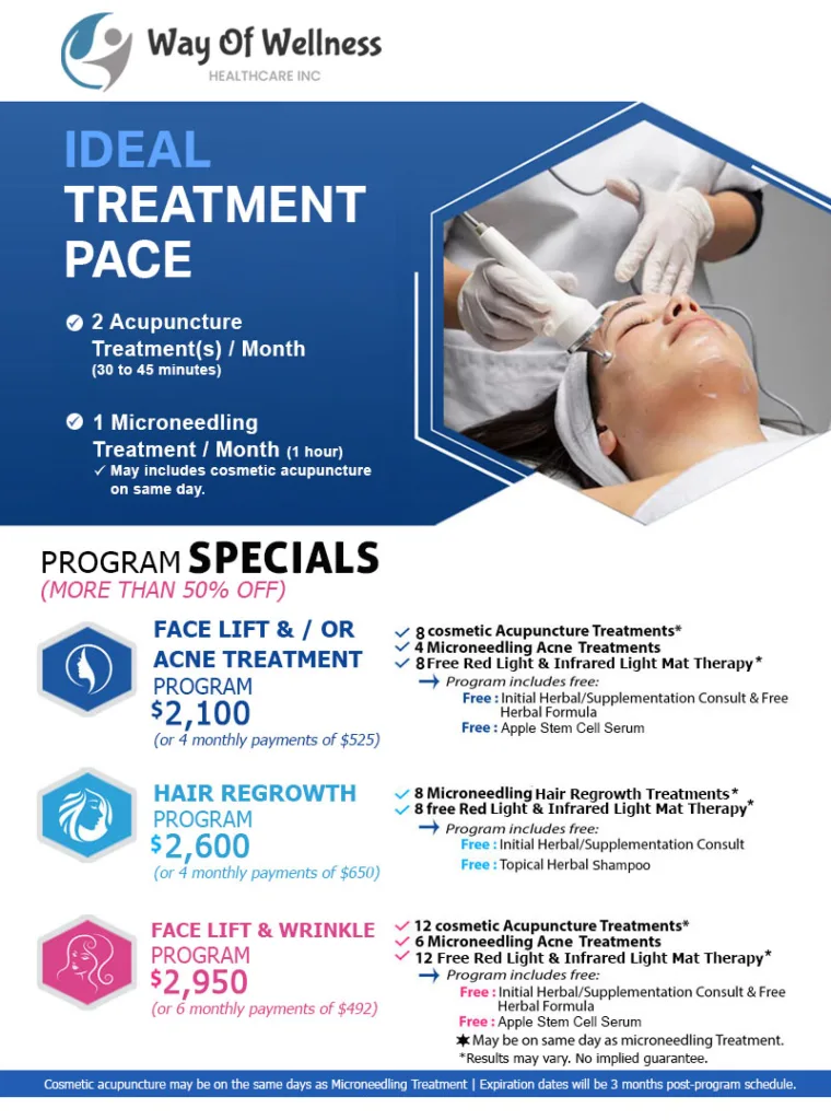 Micro needling offerings flyer