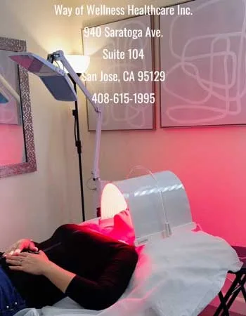 Red light treatment at home flyer